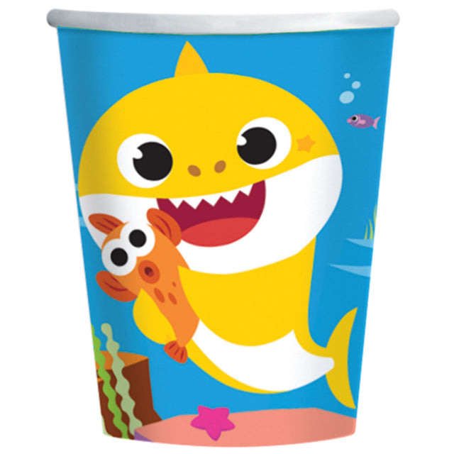BABY SHARK Papírové párty kelímky 8 ks 9909041-66.jpg#15850#306678b0de15