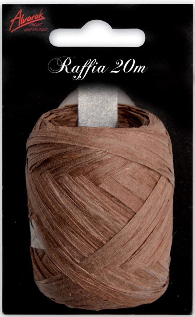 Dárková lýková stuha - Hnědá - 5 mm x 20 m RAF-061.jpg#17289#b839ec78187b