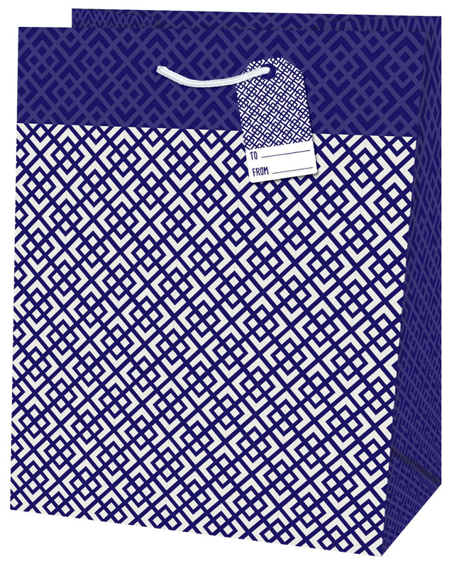 Dárková taška Medium (TM), 19 x 10.2 x 23 cm motiv Geometrický vzor 22311 TM.jpg#14851#9a0a1903d3fa