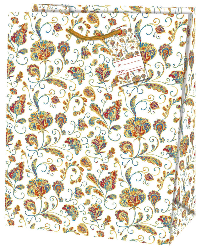Dárková taška Medium (TM), 19 x 10.2 x 23 cm motiv Květiny 22412 TM.jpg#14874#3b7d2aea0fc0