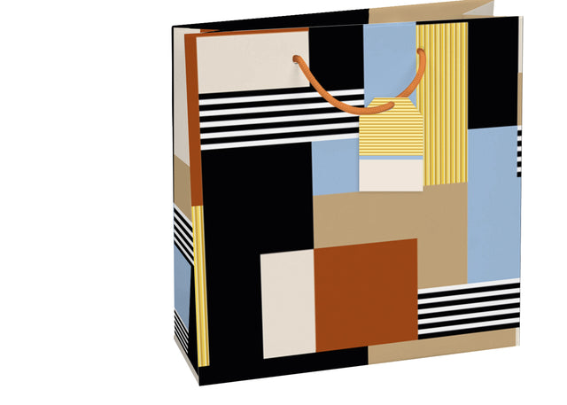 Dárková taška čtvercová-(TQ)  Quad mat  o rozměrech 15x6x14,5cm se  vzorem geometrie 22525 TQ.jpg#15028#319132aeb102