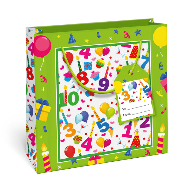 Dárková taška čtvercová-(TQ)  Quad mat o rozměrech 15x6x14,5cm se vzorem párty 22623 TQ.jpg#15062#9934807f11b4