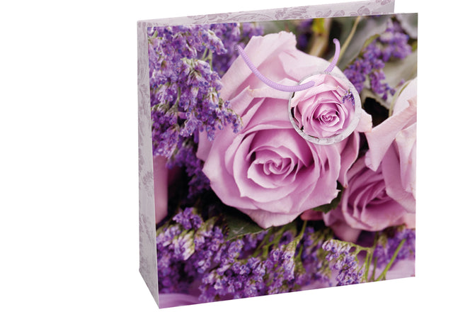 Dárková taška čtvercová-(TQ)  Quad mat  o rozměrech 15x6x14,5cm se vzorem růže 22510 TQ.jpg
