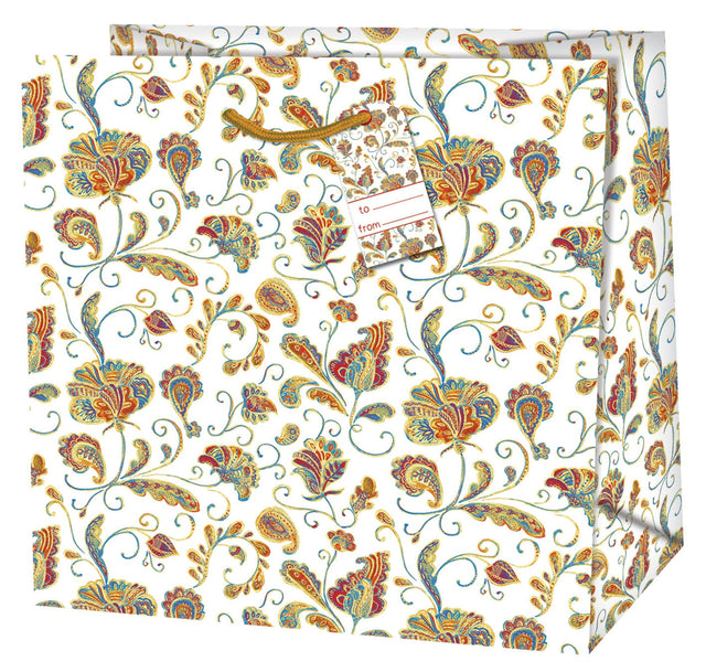 Dárková taška čtvercová (TQ) Quad o rozměrech 15x6x14,6 cm s motivem květin 22412 TQ.jpg#14997#0825872362e4