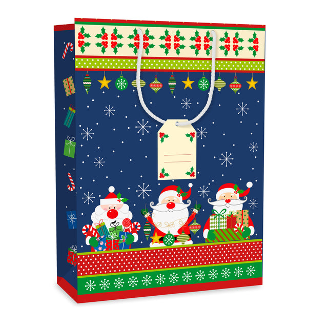 Dárková taška vánoční Jumbo (TJ)  - SANTA KLAUS - 33x13,7x44,5 cm 225516 TJ.jpg#15805#3220d5d64235