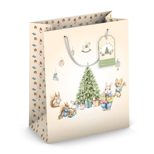 Dárková taška vánoční Jumbo (TJ)  - VÁNOČNÍ NADÍLKA - 33x13,7x44,5 cm 224515 TJ.jpg#15813#74eb73744096