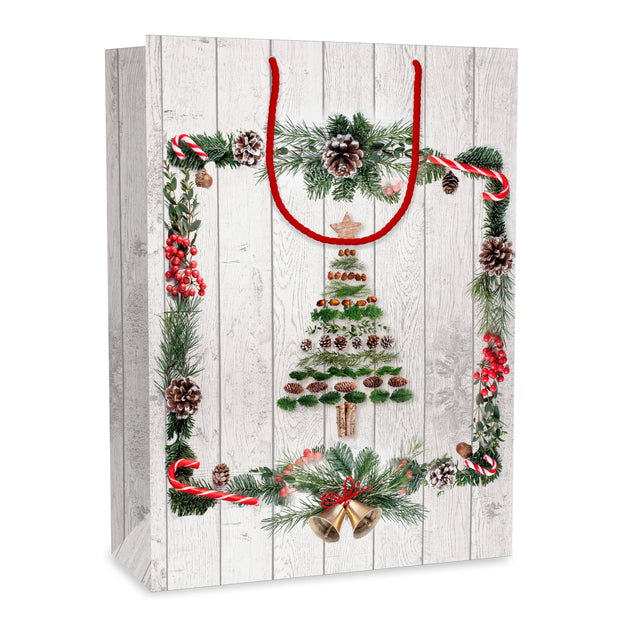 Dárková taška vánoční Jumbo (TJ)  - VÁNOČNÍ STROMEČEK - 33x13,7x44,5 cm 225500 TJ.jpg#15820#baa77ff9f27f