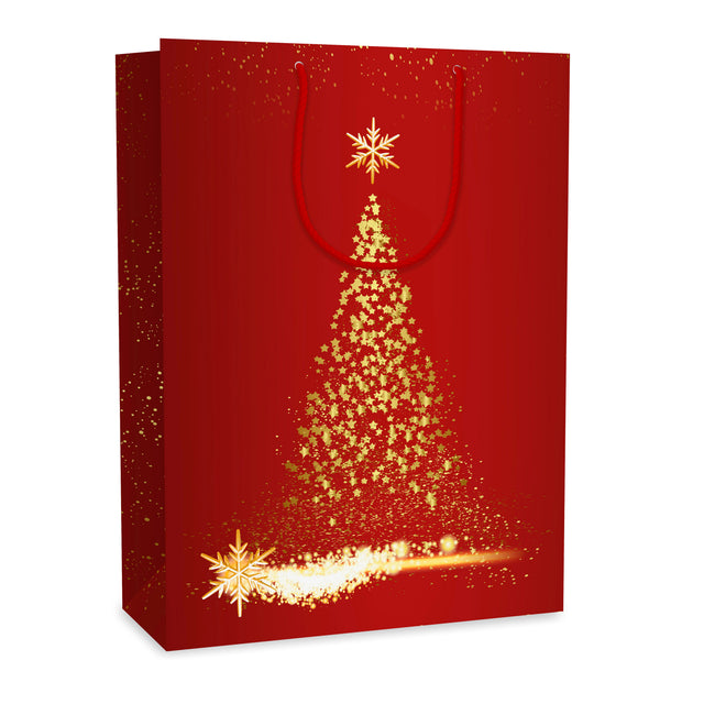 Dárková taška vánoční Jumbo (TJ)  - VÁNOČNÍ STROMEČEK - 33x13,7x44,5 cm 225513 TJ.jpg#15822#d6716a0543ad