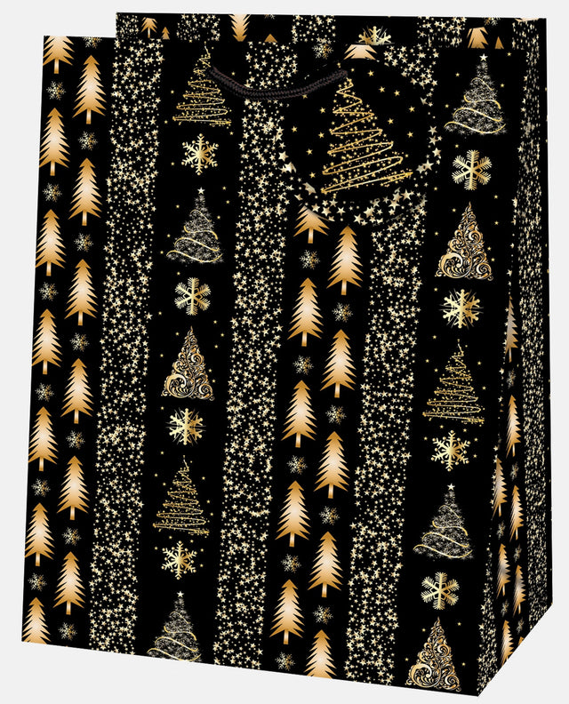 Dárková taška vánoční Jumbo (TJ)  - VÁNOČNÍ STROMEČKY - 33x13,7x44,5 cm 223528 TJ.jpg