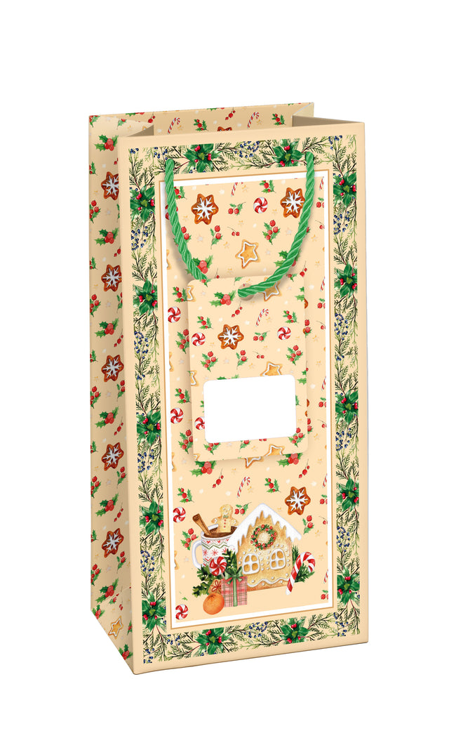 Dárková taška vánoční Picollo (TP) - VÁNOČNÍ PERNÍČKY -11x6,5x21cm 226516 TP.jpg#18572#66e0a5bb5df1