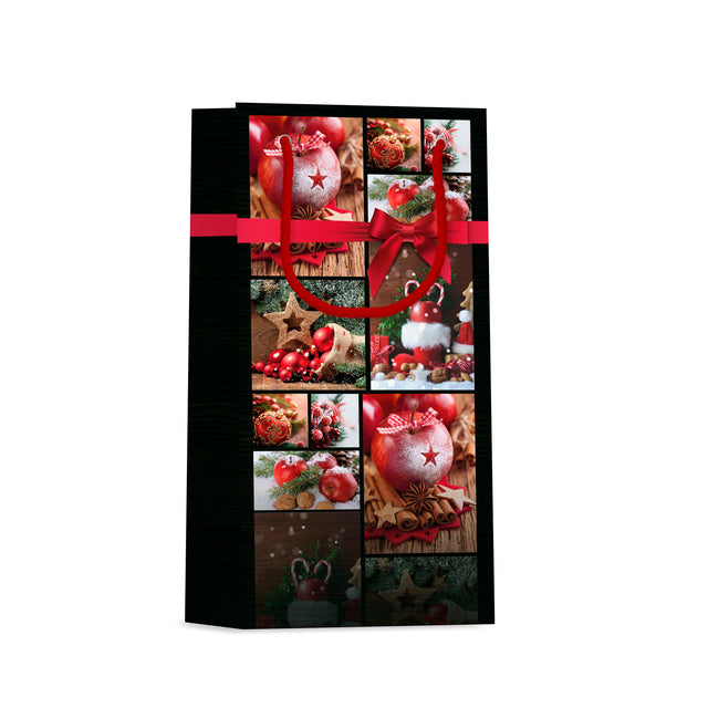 Dárková taška vánoční Picollo (TP) - VÁNOČNÍ VÝZDOBA  - 11x6,5x21cm 225501 TP.jpg