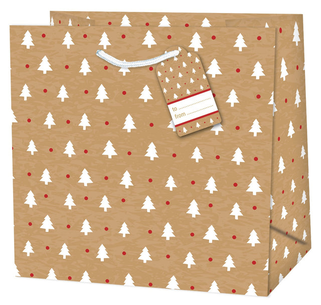 Dárková taška vánoční čtvercová (TQ) - VÁNOČNÍ MOTIV - 15x6x14,5cm 222521 TQ.jpg