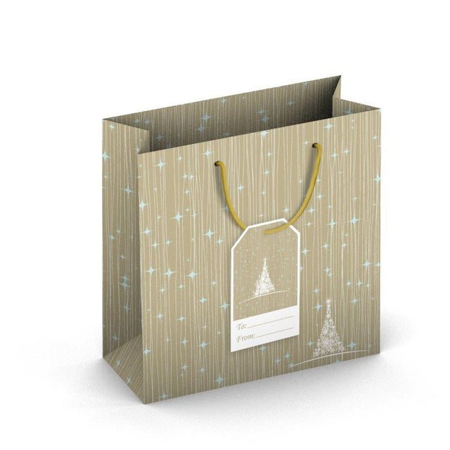 Dárková taška vánoční čtvercová (TQ) - VÁNOČNÍ STROMEČEK - 15x6x14,5cm 224519 TQ.jpg#15324#510e99bd4f0c
