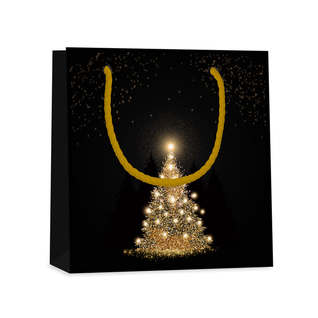 Dárková taška vánoční čtvercová (TQ) - VÁNOČNÍ STROMEČEK - 15x6x14,5cm 225511 TQ.jpg#15329#7f67c051a690