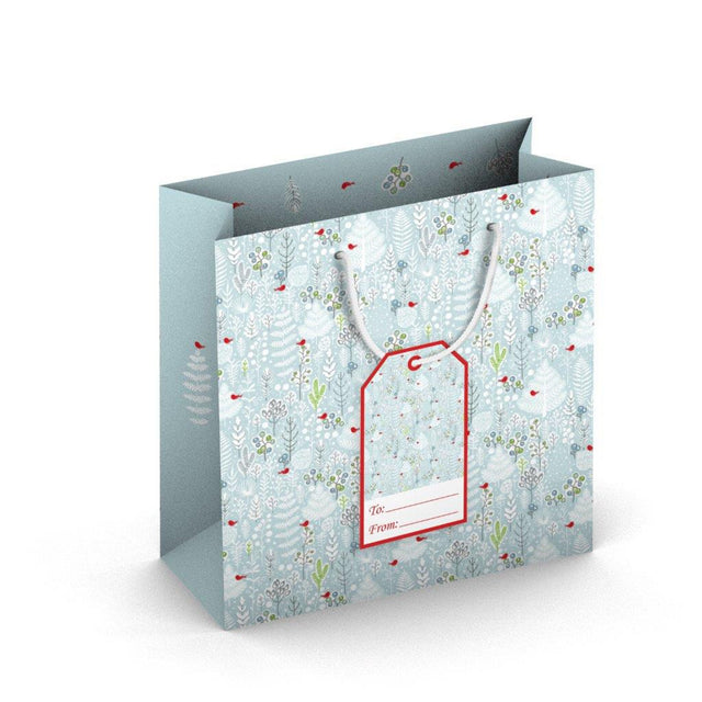 Dárková taška vánoční čtvercová (TQ) - ZIMNÍ KRAJINA - 15x6x14,5cm 224501 TQ.jpg#15340#38d891d53ffa