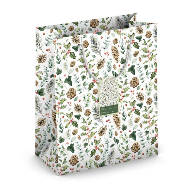 Dárková taška vánoční velká (TL) - LESNÍ ROS(TL)INY - 33x26,7x13,7cm 224517 TL.jpg#15576#2c5f13ed3ebe