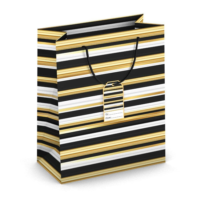 Dárková taška vánoční velká (TL) - PRUHY - 33x26,7x13,7cm 224505 TL.jpg#15581#ac477a8c811b