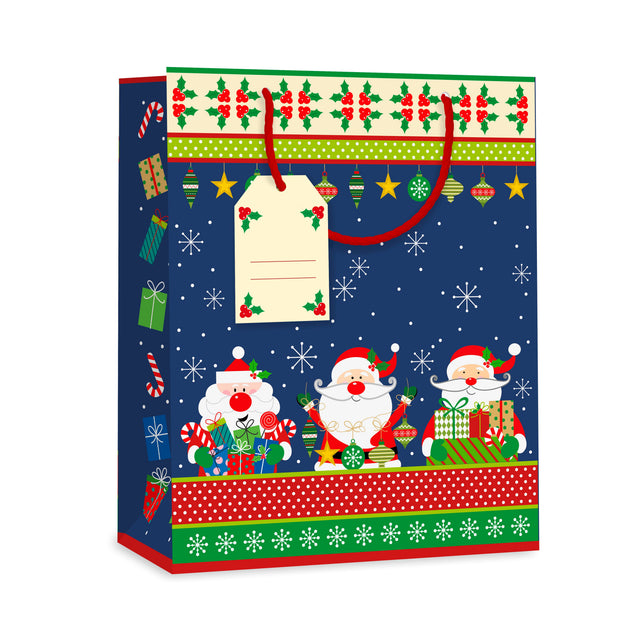 Dárková taška vánoční velká (TL) - SANTA KLAUS - 33x26,7x13,7cm 225516 TL.jpg#15585#60633bd04738