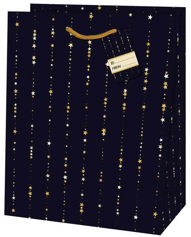 Dárková taška vánoční velká (TL) - SNĚHOVÉ VLOČKY - 33x26,7x13,7cm 223505 TL.jpg#15591#9ce45b28eb64
