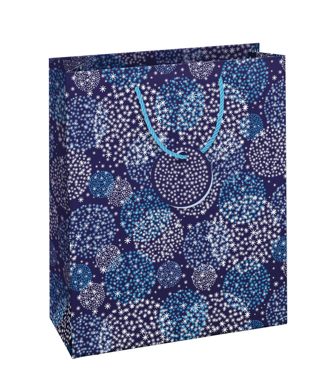 Dárková taška vánoční velká (TL) - SNĚHOVÉ VLOČKY - 33x26,7x13,7cm 226518 TL.jpg#18574#d739c2715d31