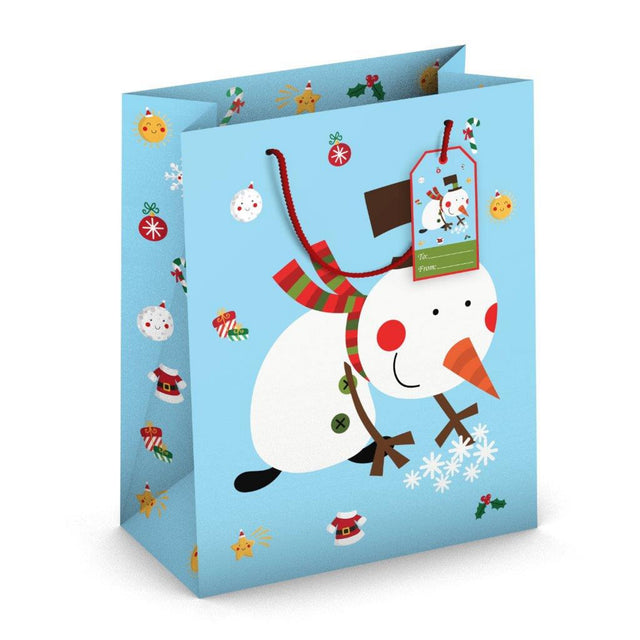 Dárková taška vánoční velká (TL) - SNĚHULÁK - 33x26,7x13,7cm 224513 TL.jpg#15602#07ad4bc0f32a