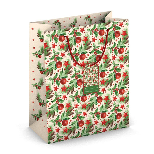 Dárková taška vánoční velká (TL) - VÁNOČNÍ VÝZDOBA - 33x26,7x13,7cm 224503 TL.jpg#15655#6ed58b7997fd