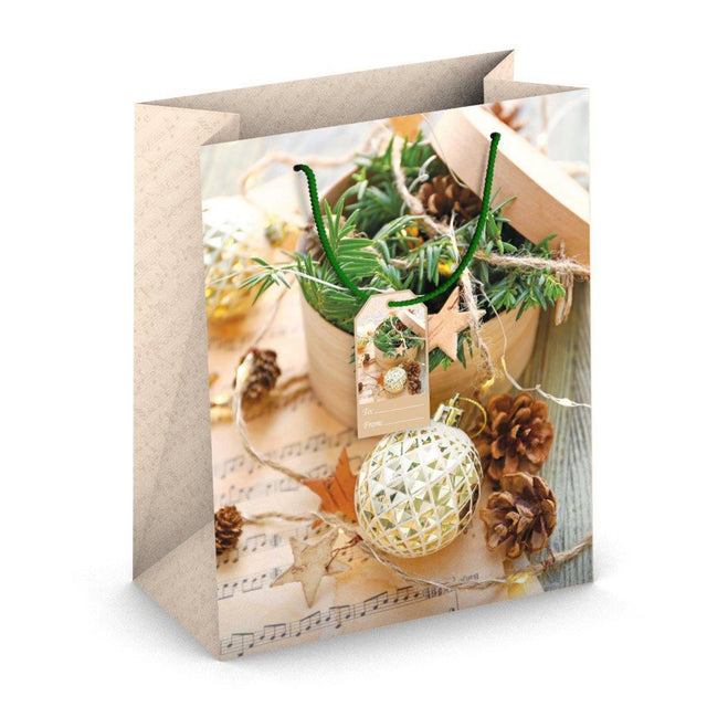 Dárková taška vánoční velká (TL) - VÁNOČNÍ VÝZDOBA - 33x26,7x13,7cm 224525 TL.jpg#15656#6b124dcd53eb