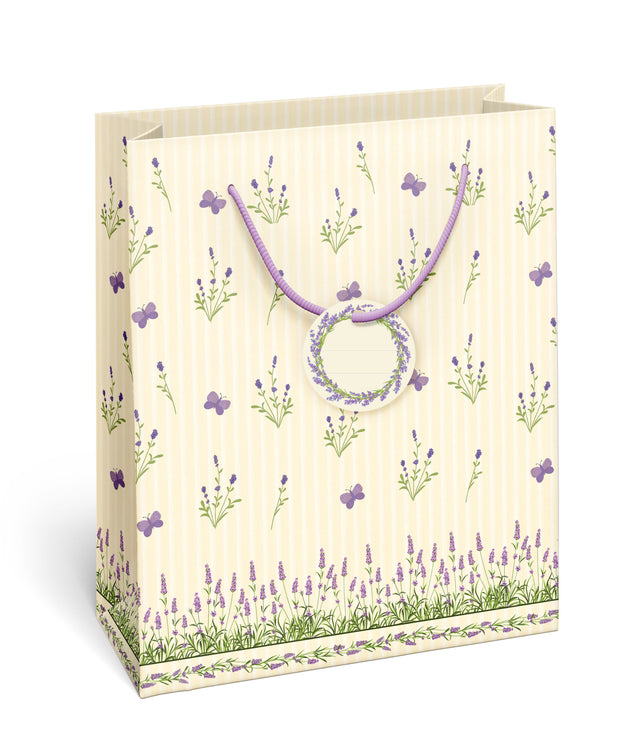Dárková taška velká  (TL) o rozměrech 26,7x33x13,7 cm s motivem levandule 22608 TL.jpg#15725#136586b07fdf