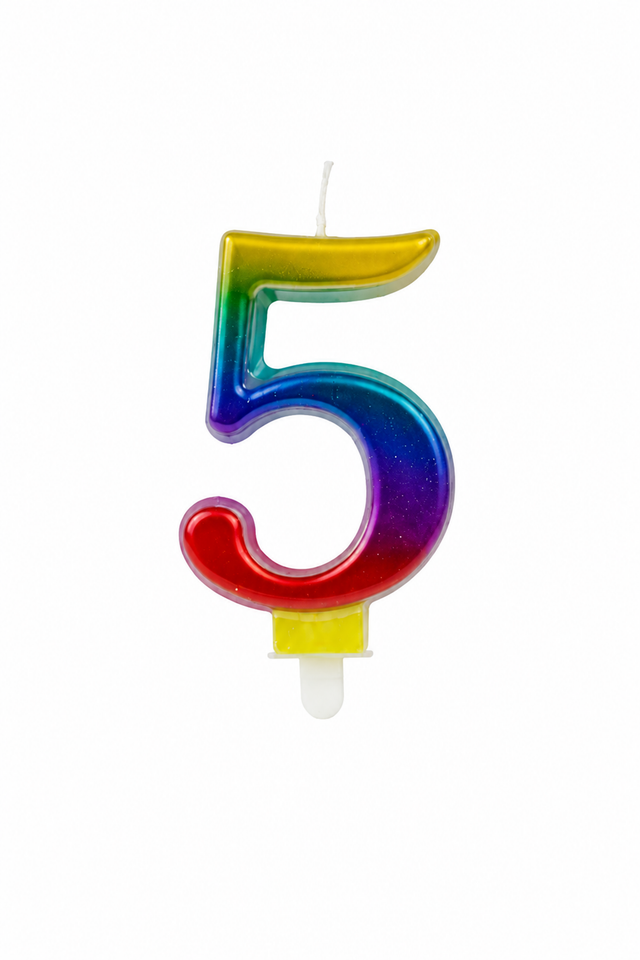 Duhová číselná narozeninová svíčka na dort 5 (9 cm)  C-115_1.png#19039#784cdb3d0ddd