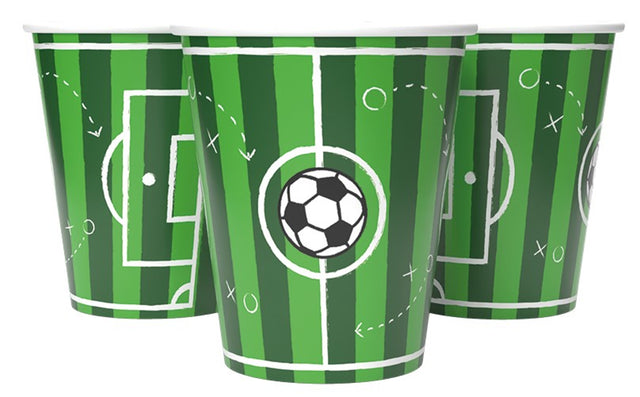 FOOTBALL Papírové párty kelímky 8 ks 64437.jpg
