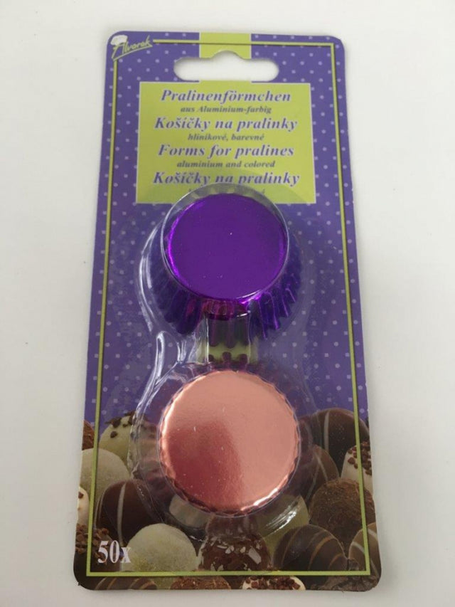 Hliníkové košíčky na pralinky 50 ks P-905_1.jpg#12501#110d9e617155