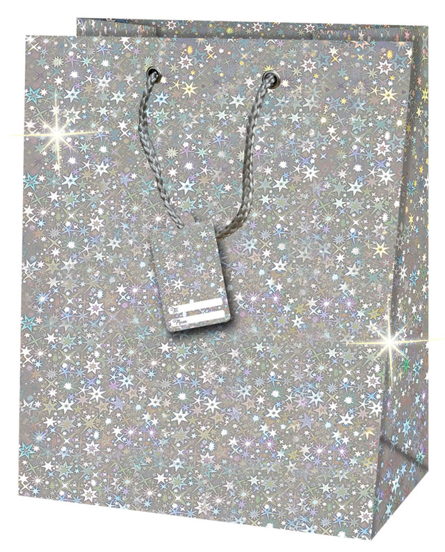 Holografická střední vánoční dárková taška TM - STARRY SKY - 23 x 19 x 10.2 cm 223533 TM.jpg#17968#3d12f5a4e7fd