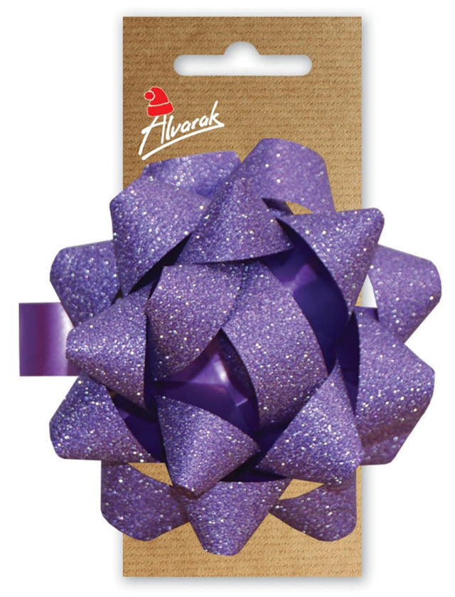 Hvězdice Giga Frosted - Fialová s třpytkami - 10 cm FR04.jpg