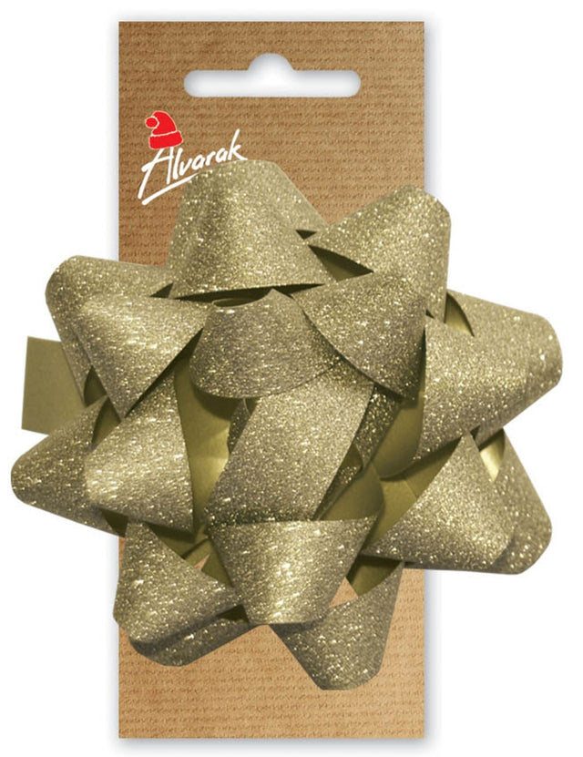 Hvězdice Giga Frosted - Zlatá s třpytkami - 10 cm FR01.jpg#17249#8beec0de5523