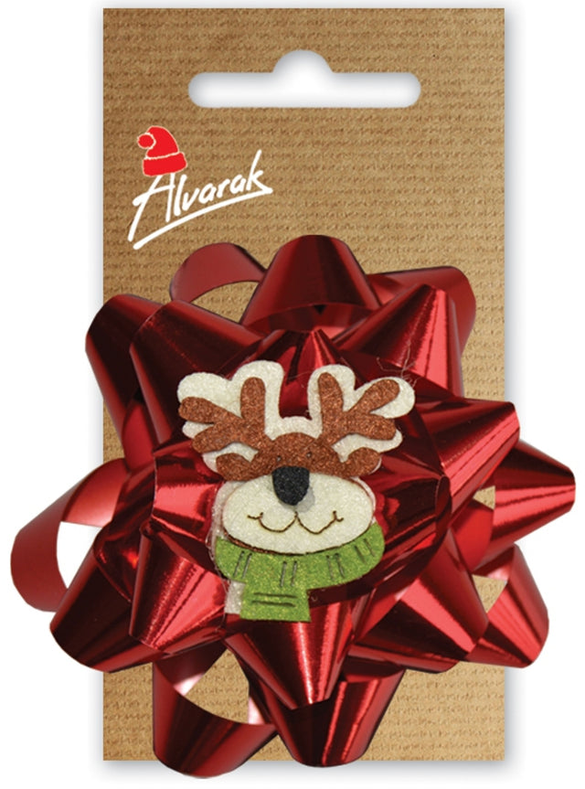 Hvězdice Rudolf s 3D aplikací - Červená - 10 cm RU-3.jpg