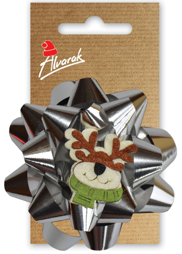 Hvězdice Rudolf s 3D aplikací - Stříbrná - 10 cm RU-2.jpg#17282#2fdbc4c29e18