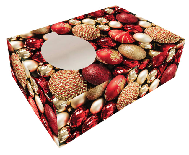 Krásná dárková krabice se skládacím okénkem _ krabice na cukroví Maxi 25 x 15 x 7 cm CBOX-104.jpg#18359#f46326836670