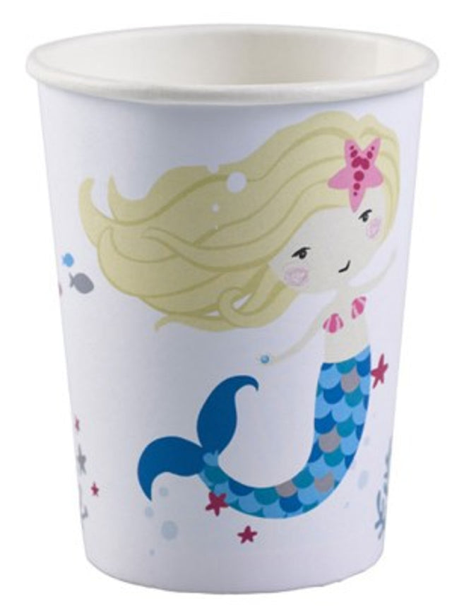 MERMAID WHITE Papírové párty kelímky 8 ks 9903032-66 B.jpg#15908#38f5c9e55333
