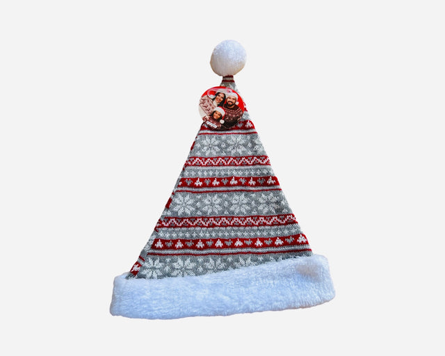 Měkká plyšová čepice SANTA s motivem sněhové vločky SANTA-7_1.jpg#17620#59097949fd34