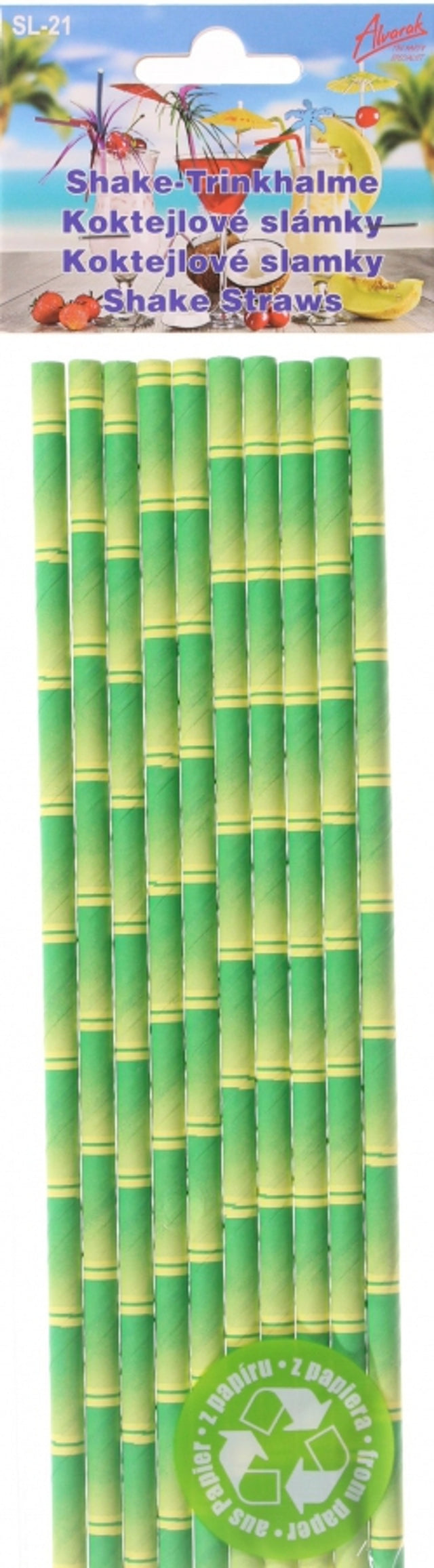 Papírová brčka Bamboo s bambusovým vzorem 10 ks SL-21_1.jpg#17471#92d2758bff31