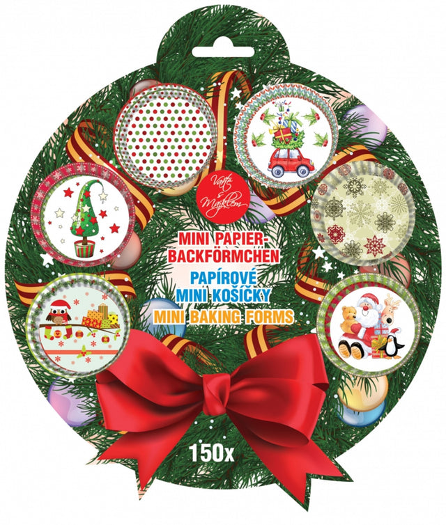 Papírové košíčky na pralinky 150 ks Wreath-1_1.jpg#12536#c1b4273a8d0c