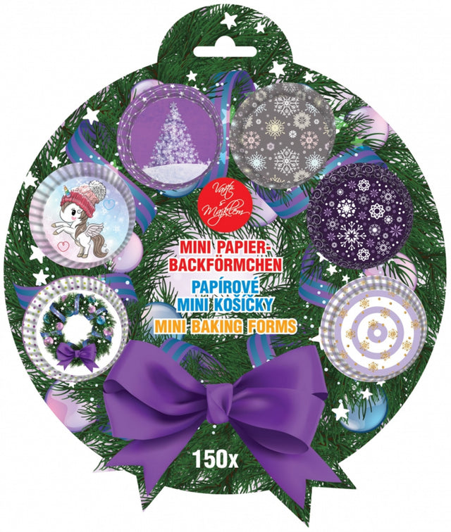 Papírové košíčky na pralinky 150 ks Wreath-2_1.jpg