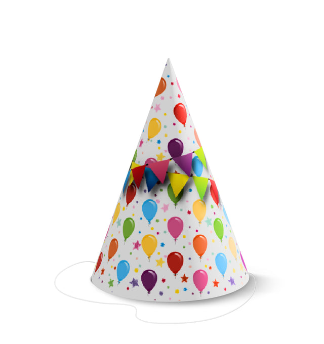 Párty čepičky BALLOONS 6 ks KL102.jpg