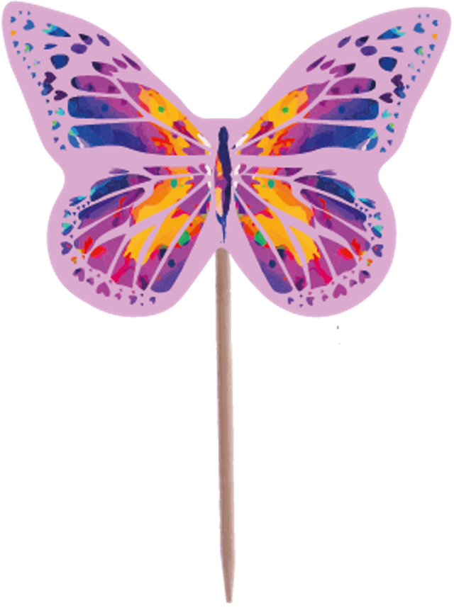 Párty napichovátka Motýl 10cm (10 ks) PN-9_1.png#16017#ff447eedf5c3