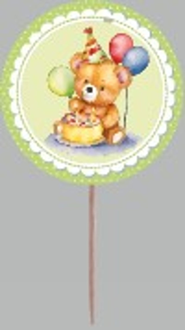 Párty napichovátka Teddy Bear 10cm (10 ks) PN-13_1.jpg#16014#21c7b3eaf368