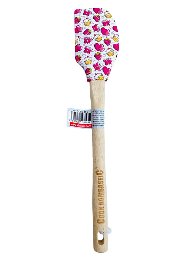 Pečicí stěrka s dřevěnou rukojetí – design cupcakes – 31.5 x 6 cm SK-35 B.jpg#16884#52a06693a813