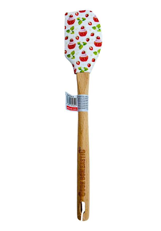 Pečicí stěrka s dřevěnou rukojetí – design jahodového muffinu – 31.5 x 6 cm SK-44 A_1.jpg#16942#ce90e54fe5ed