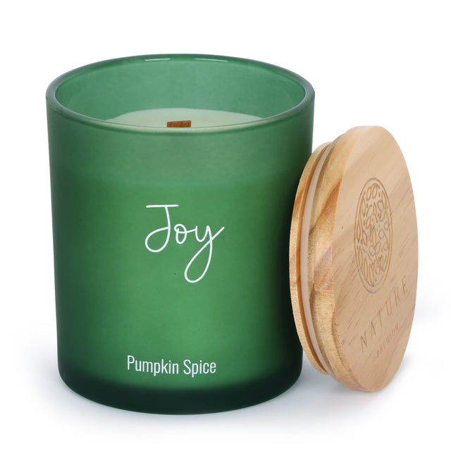 Přírodní sójová svíčka s dřevěným knotem - vůně pumpkin spice CNDL-110_1.jpg#18345#8405db0207ac