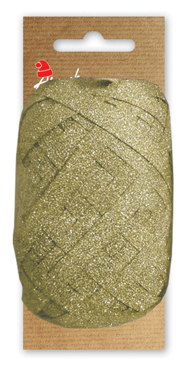 Stuha vejce Frosted - Zlatá s třpytkami - 7.5 mm x 10 m FR06.jpg#17388#ecf5be8725b3