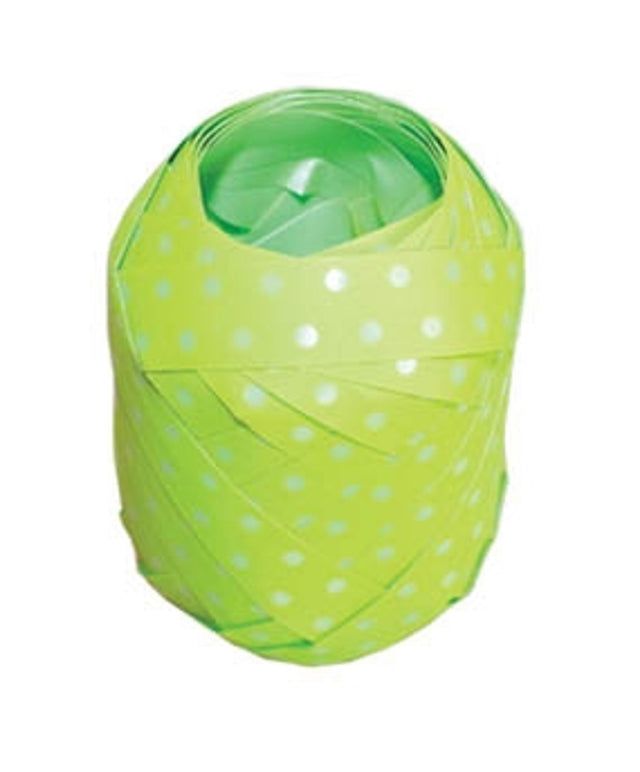 Stuha vejce Polka Dots - Světle zelená - 7.5 mm x 10 m V115.jpg#17362#982a08b67c83